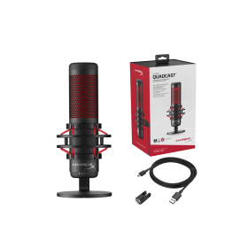  HyperX QuadCast | USB Red LED | for PC, PS4, PS5 and Mac 