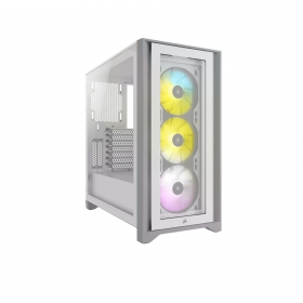  Corsair iCUE 4000X RGB Mid Tower Case - White 